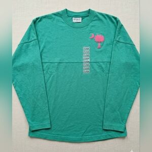 NWOT Spirit Jersey Sweetly Southern Green Long Sleeve Tee Kids Sz XL